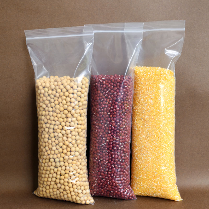 透明自封袋10*30cm细长条形包装袋手工面条食品塑料袋收纳分装袋