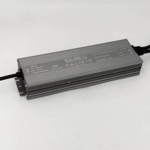 12V 24V 400W外贸跨境足功率室外防水驱动电源IP67CE认证质保三年