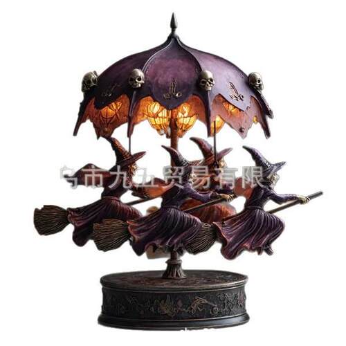 跨境爆款 Ghost Carousel Light 旋转幽灵灯