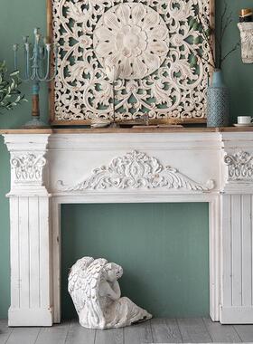 现货式复壁炉架客厅婚礼摄影装饰柜子WJV简欧玄约关桌做古旧隔断