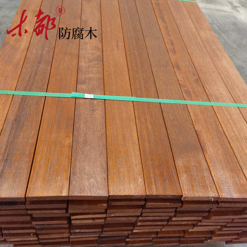 红柳按防腐木木地板防腐木原材料户外阳台庭院实木板家用碳化板
