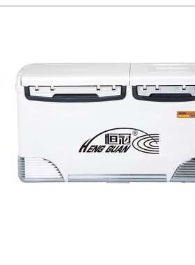 恒冠002船用海钓箱48L无配件带轮子大容量钓箱保温箱黑坑钓箱钓鱼