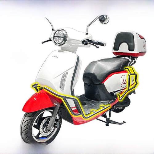 适用新大洲本田NS125LA前后保险杠SDH125T-39护杠防摔防撞杠改装