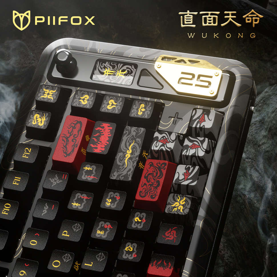 PIIFOX《悟空》客制化键盘热升华个性键帽PBT原厂PC透明键盘键帽
