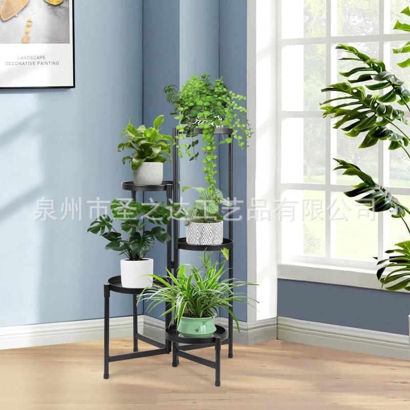 绿室外 植花盆架欧式绿阳台置花架简约萝多层室内物落地式客厅架