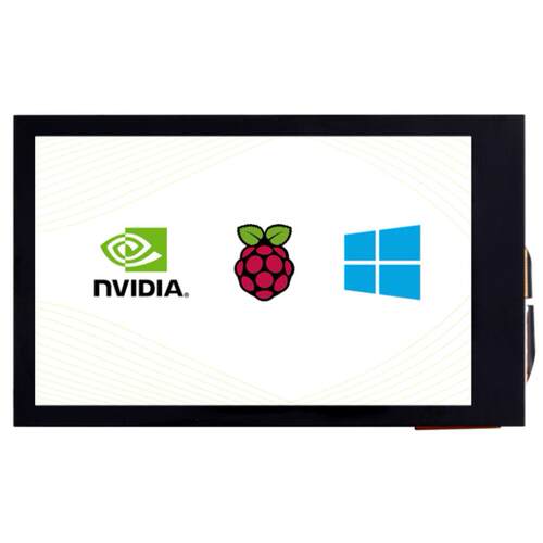 3.5inch 480x800 LCD 亮度可调节IPS电容触控屏支持树莓派 计算机