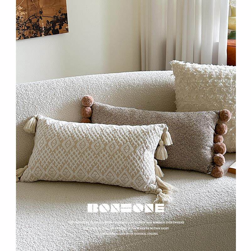 覆古靠枕套客厅沙发抱枕高级床头简约长方形办公室腰靠垫轻奢靠背