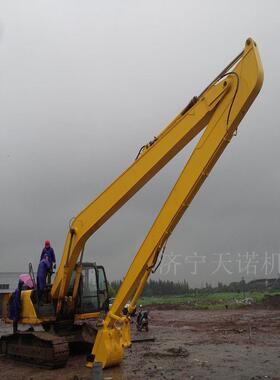 挖掘机加长臂 两节加长臂 河道清理挖机臂 18米加长臂加工