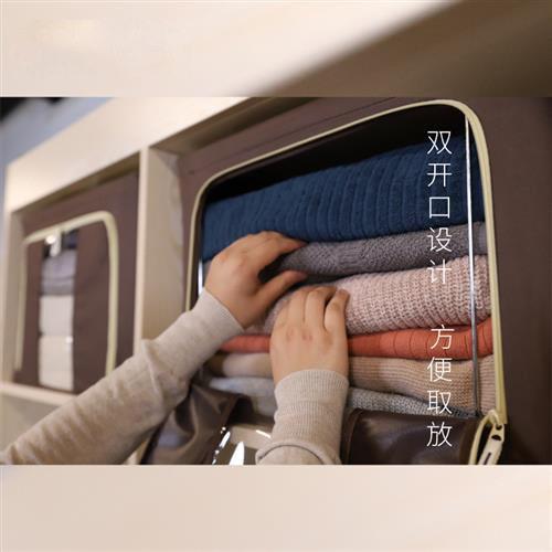 整理师专用收纳箱防水布牛津布可折叠特大号搬家衣物棉被百纳箱