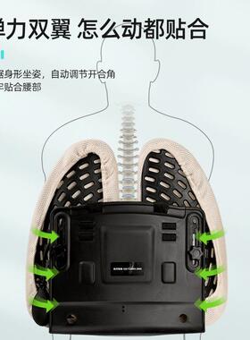 办公室人体工学腰垫垫久坐护气腰子靠座rob65椅靠背垫动腰靠办公