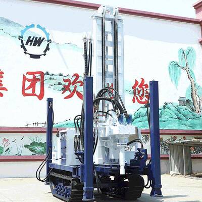 恒旺地质勘探取土钻机30米原状土壤取样设备直推式履带取样钻机