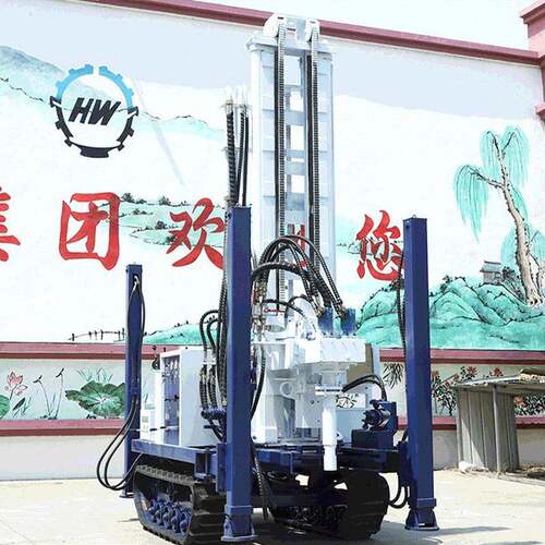 恒旺地质勘探取土钻机30米原状土壤取样设备直推式履带取样钻机