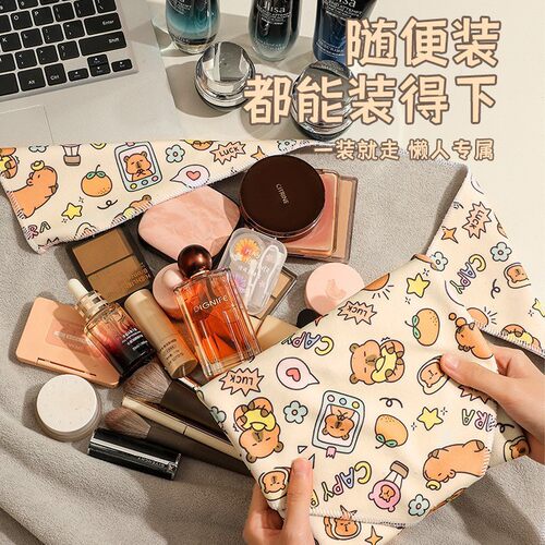 Magic Foldable Cloth Cosmetic Camera Self-Adhesive Inner Bag