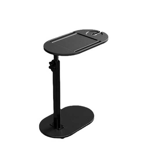 家用竹制浴室置物架落地式可调节手机平板支架浴缸红酒收纳架