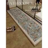 浴室硅藻泥吸水防滑地垫浴室门速干耐污长脚垫走廊通道垫