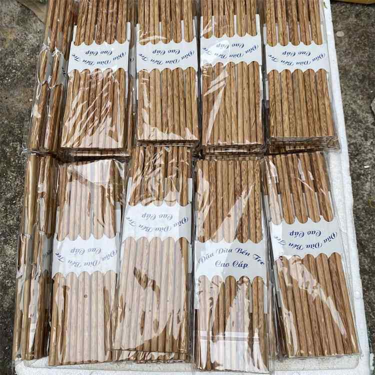 椰子木筷子原木中式不变形海南椰木餐筷公筷大量生产