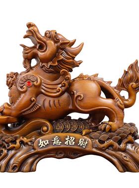中式如意招财装饰品玄关客厅电视柜摆设家居摆件店铺公司开业礼品
