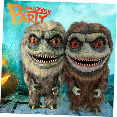 Halloween Stuffed Critters Plush Doll Creepy Prop Goth Plush