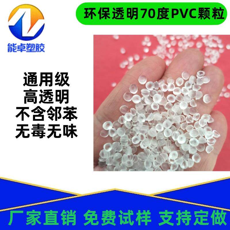 70度FDA标准PVC颗粒无双酚APVC胶粒高弹性透明聚氯乙烯原料现货