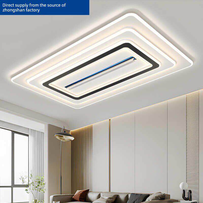 厂家智能语音2025新款无叶风扇灯冷暖风两用卧室灯中山灯具客厅