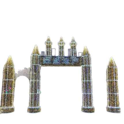 LED城堡造型灯户外亮化灯光节长廊装饰亮化灯创意夜景夜景灯