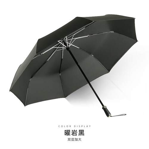 高档PENJA防FA雨伞双人风雨伞手动折叠男士女大号晴雨用两太阳伞