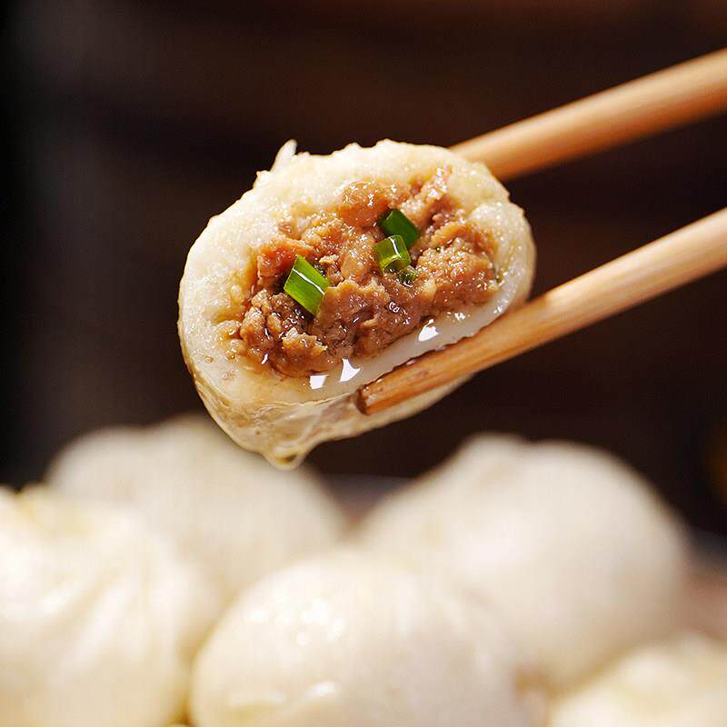 粮觅嵊州鲜肉老面小笼包馒头速冻汤包儿童快手早餐半成品包子速食