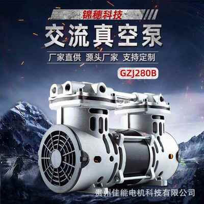 锦穗科技220V50Hz310W真空泵静音小型真空泵无油真空泵微型负压泵