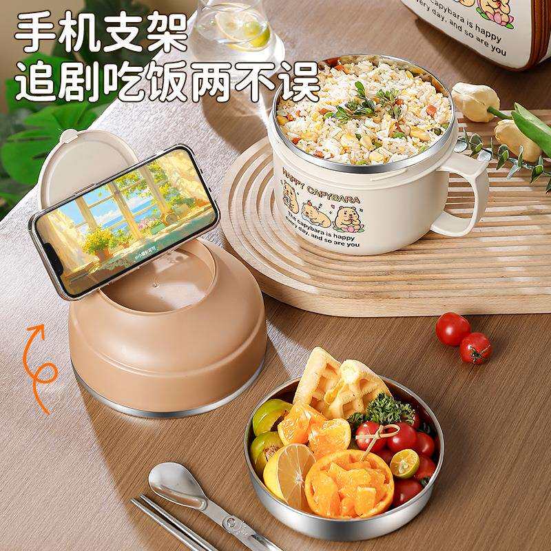 304不锈钢泡面锅带盖饭盒学生模型制作工具/辅料耗