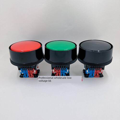 自动覆位AR30B2R-11外径72mm冲床大头蘑菇按钮开关G/R/B开孔30mm