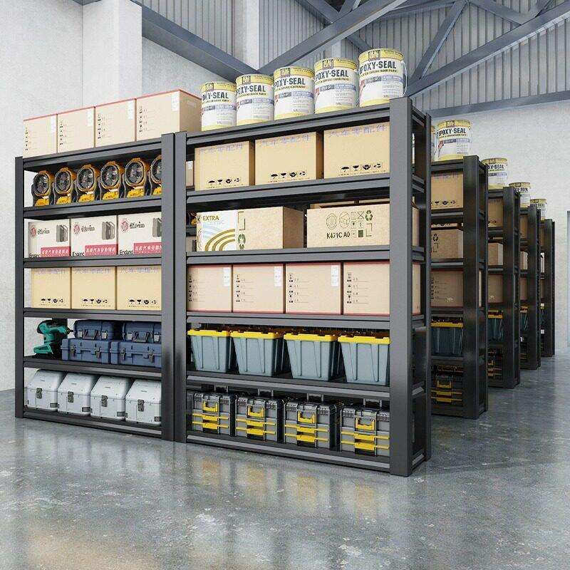 库加厚仓货架置物储架/阳台展示多层落地地金属储物间下室仓铁架