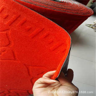 地酒店压花红地毯剪裁 拉底绒走廊迎宾垫复合地毯卷材可 过道pvc