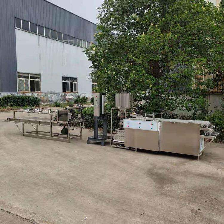 自动仿手工豆皮机器不锈钢千张机厂家聚能商用素鸡机可跨境