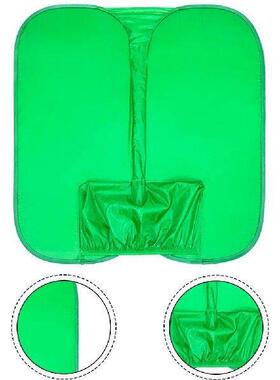 Portable green screen chair foldable double panel velvet