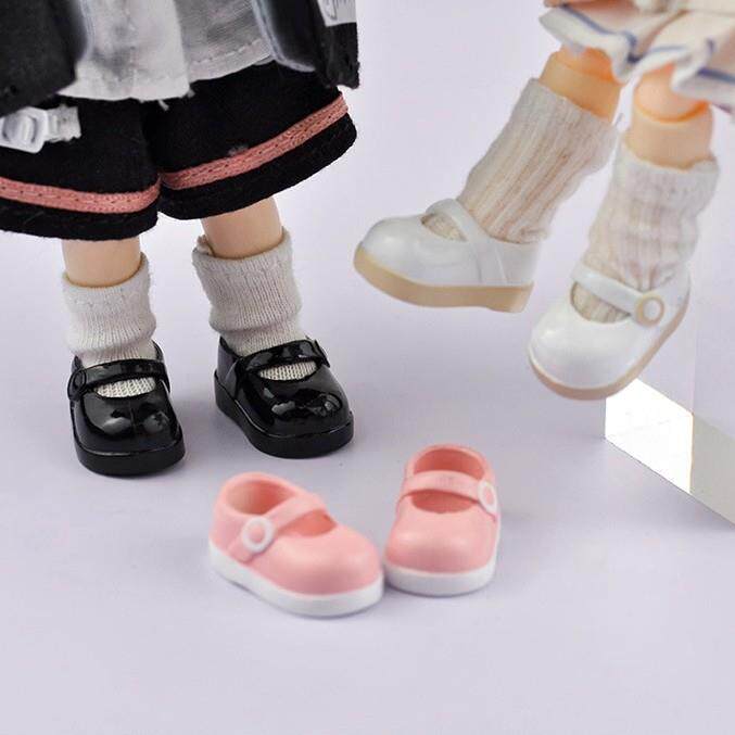ob11娃鞋gsc鞋子ymy拖鞋 凉鞋Moll素体可穿p9 12分夏季新款皮娃鞋
