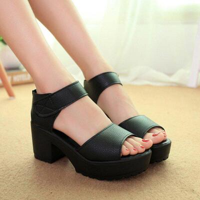 size 41 summer shoes women High heels shoe ladies sandals
