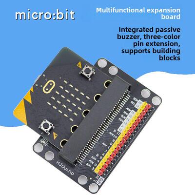 micro:bit开发板扩展板 microbit主板转接板 I/O扩展传感器拓展板