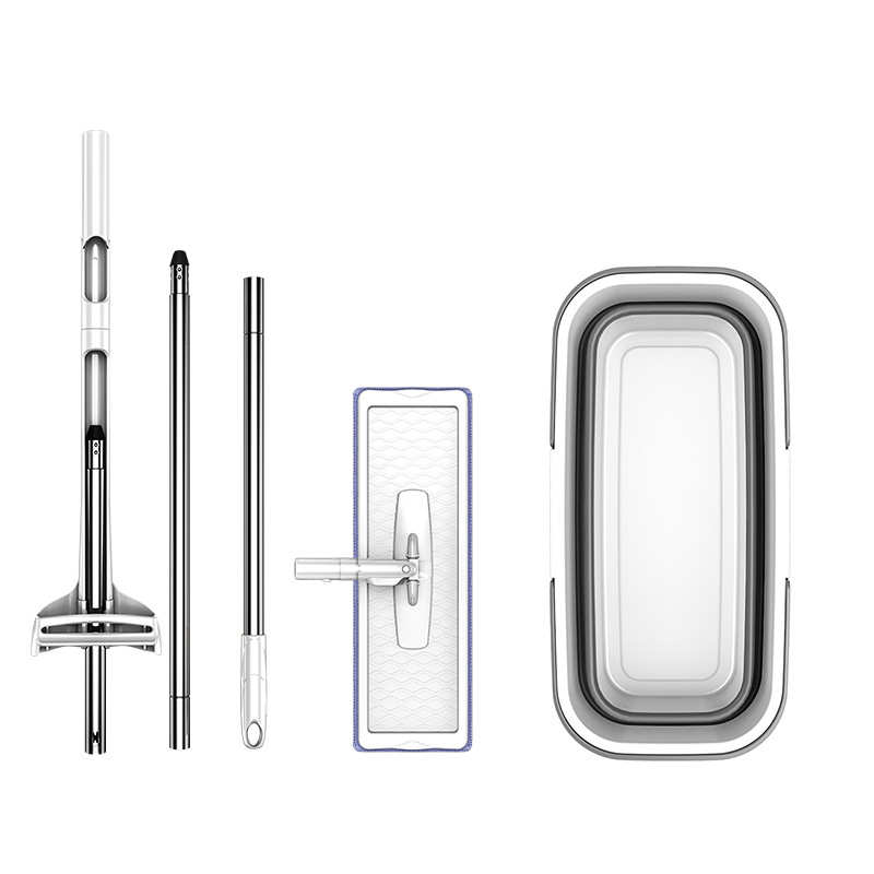懒人家用户外折叠水桶手提塑料桶免洗平板拖把长形拖把桶套装