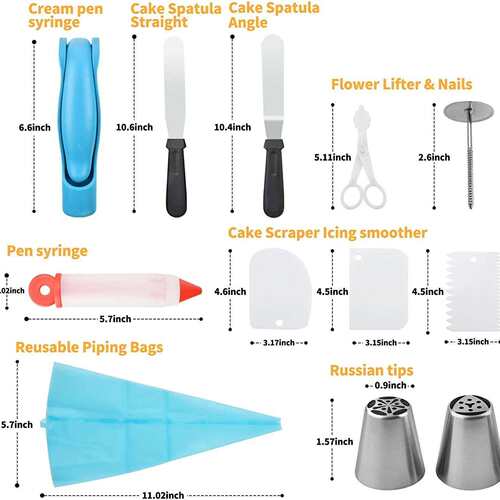 蛋糕装饰工具164件套baking tools蛋糕烘焙裱花嘴转台套装 裱花袋