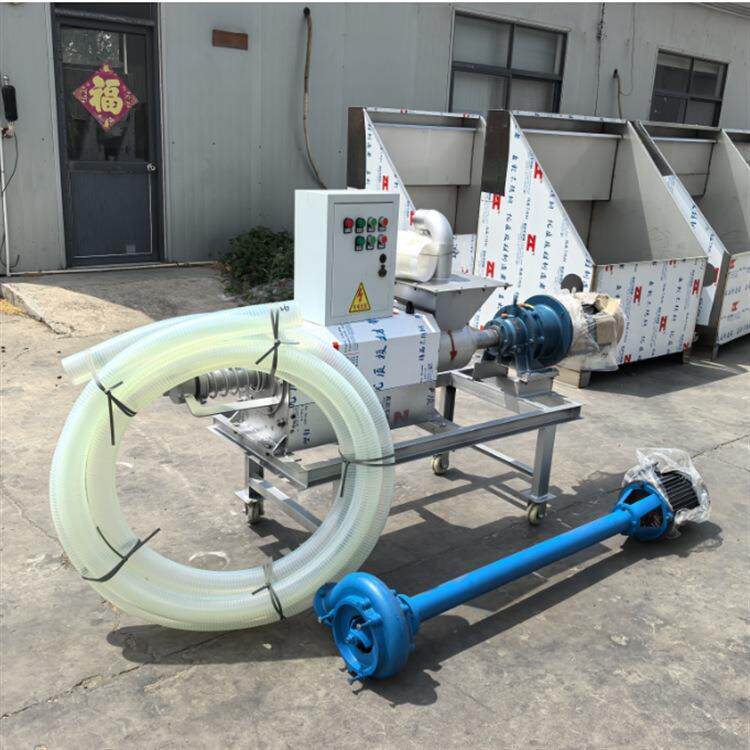 禽畜粪便干湿分离机猪场粪污固液分离机800型斜筛式牛粪脱水机