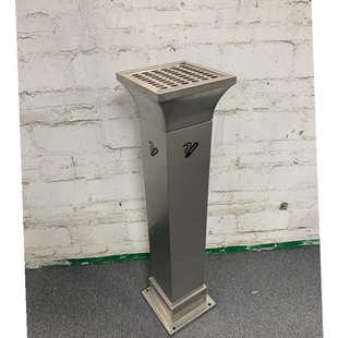 烟柱医院灭垃圾桶烟蒂柱户外不锈钢立式烟灰收集器烟灰柱吸烟区