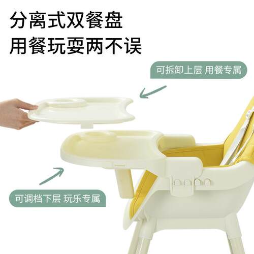 新款直销宝宝餐椅儿童餐椅家用吃饭餐桌椅子婴儿学坐椅多功能防摔