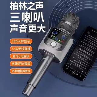 柏林之声麦克风话筒音响一体炫声卡专业全民唱歌家庭K歌录音户外
