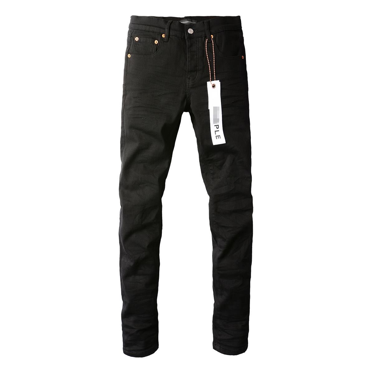 PUR jeans pants torn jeans美式高街基础黑色牛仔裤子