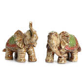 厂家大象工艺品摆件 饰办公摆件批发 室内家居卧室客厅陶瓷装