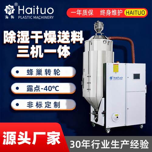 欧盟CE认证出口级三机一体注塑辅机，PP/ABS/PC原料适配吸料机
