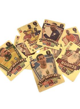 World Football Stars 27/55 Pcs Limited Edition Gold Cards P