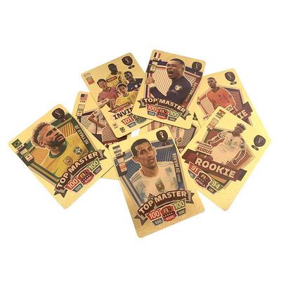 World Football Stars 27/55 Pcs Limited Edition Gold Cards P