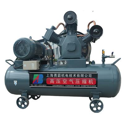 上海勇霸30公斤高压空压机 活塞式中高压空气压缩机 管道测试吹瓶