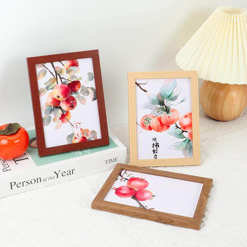 Nordic simple wooden photo frame square picture frames 相框图片